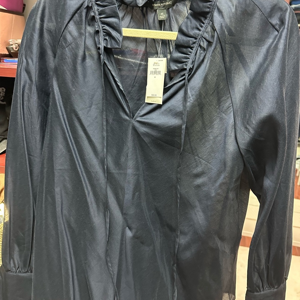 Banana Republic Navy NWT Women's Blouse
